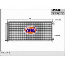 43466 AHE Конденсатор, кондиционер