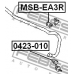 MSB-EA3R FEBEST Опора, стабилизатор