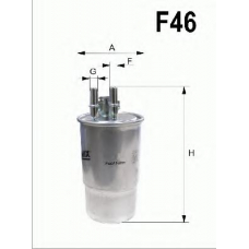 WF8253 QUINTON HAZELL Фильтр топливный