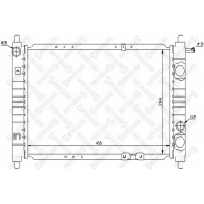 10-25329-SX STELLOX Радиатор, охлаждение двигателя