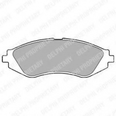 LP1779 DELPHI Комплект тормозных колодок, дисковый тормоз