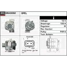 DRA0092 DELCO REMY Генератор