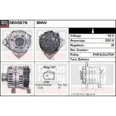 DRA0678 DELCO REMY Генератор
