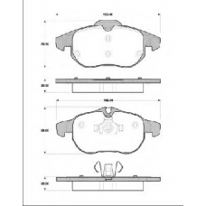 BLF1366 QUINTON HAZELL Комплект тормозных колодок, дисковый тормоз
