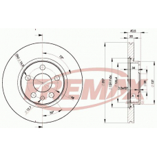 BD-4683 FREMAX Тормозной диск