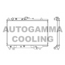 100490 AUTOGAMMA Радиатор, охлаждение двигателя