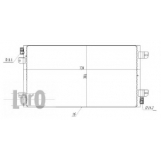 042-016-0009 LORO Конденсатор, кондиционер