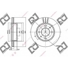 BD1059 DJ PARTS Тормозной диск