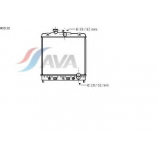 HD2122 AVA Радиатор, охлаждение двигателя
