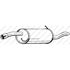 154-201 BOSAL Глушитель выхлопных газов конечный
