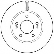 562817BC BENDIX Тормозной диск