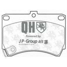 1563603619 Jp Group Комплект тормозных колодок, дисковый тормоз