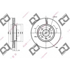 BD1403 DJ PARTS Тормозной диск