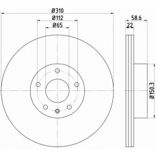 54606PRO PAGID Тормозной диск