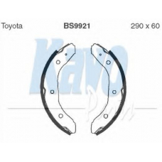 BS-9921 KAVO PARTS Комплект тормозных колодок