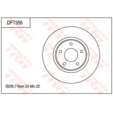 DF7356 TRW Тормозной диск