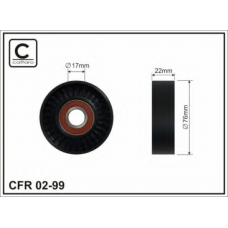 02-99 CAFFARO Натяжной ролик, поликлиновой  ремень