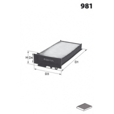 DP1110.12.0050 Dr!ve+ Фильтр, воздух во внутренном пространстве