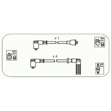FAS13 JANMOR Комплект проводов зажигания