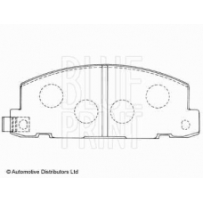 ADZ94207 BLUE PRINT Комплект тормозных колодок, дисковый тормоз