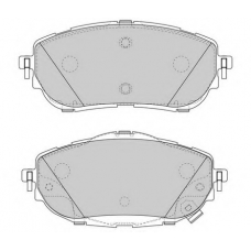 FSL4648 FERODO Комплект тормозных колодок, дисковый тормоз