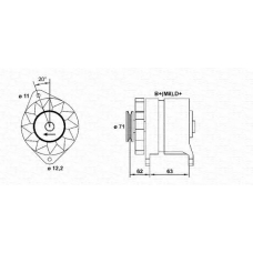 943356859010 MAGNETI MARELLI Генератор