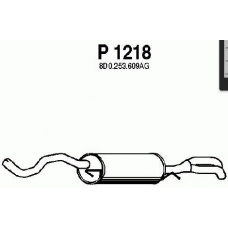 P1218 FENNO Глушитель выхлопных газов конечный