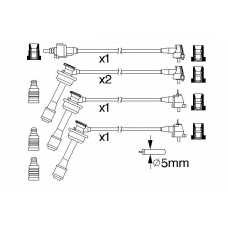 0 986 357 175 BOSCH Комплект проводов зажигания