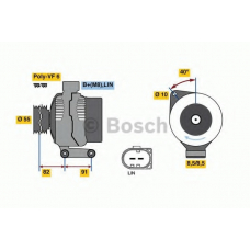 0 986 080 810 BOSCH Генератор