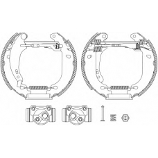 8DB 355 004-641 HELLA Комплект тормозных колодок