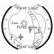 FBS529 FIRST LINE Комплект тормозных колодок