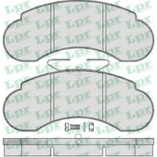 05P415 LPR Комплект тормозных колодок, дисковый тормоз