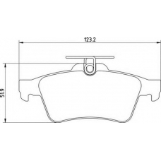 363710201489 MAGNETI MARELLI Комплект тормозных колодок, дисковый тормоз