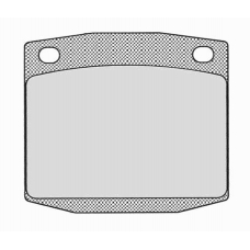 140.0 RAICAM Комплект тормозных колодок, дисковый тормоз