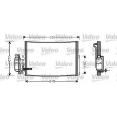 817671 VALEO Конденсатор, кондиционер