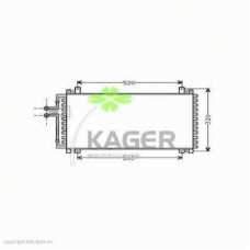 94-6227 KAGER Конденсатор, кондиционер