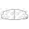 PN1330 NiBK Комплект тормозных колодок, дисковый тормоз