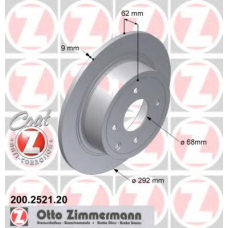 200.2521.20 ZIMMERMANN Тормозной диск