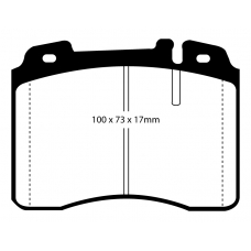 DP2927 EBC Brakes Колодки тормозные