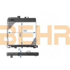 2109064 BEHR Radiator