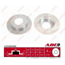 C45008ABE ABE Тормозной диск