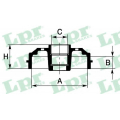 7D0171 LPR Тормозной барабан