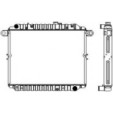 1461-0341 SAKURA  Automotive Радиатор, охлаждение двигателя