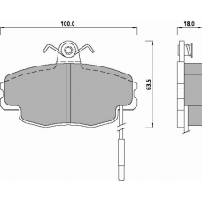 433981 ROULUNDS Disc-brake pad, front