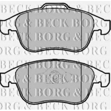 BBP2064 BORG & BECK Комплект тормозных колодок, дисковый тормоз