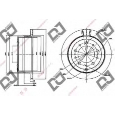 BD1027 DJ PARTS Тормозной диск