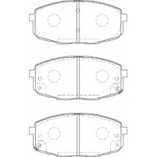 DBP201869 DURON Комплект тормозных колодок, дисковый тормоз