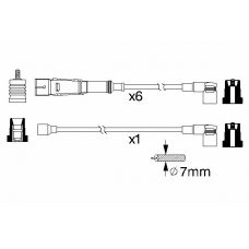 0 986 356 336 BOSCH Комплект проводов зажигания