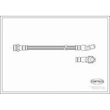 19032728 CORTECO Тормозной шланг