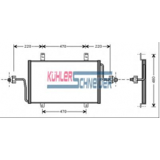 0924501 KUHLER SCHNEIDER Конденсатор, кондиционер